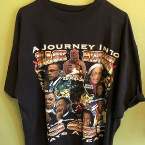 XL BLACK HISTORY TEE